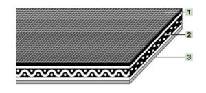 Картинка  Приводной ремень Habasit TC-20EF B=20 mm x L=675 mm, бесконечный flexproof  от компании «BC Industry» Пищевая транспортерная лента. Пищевая лента, полотно для транспортера, конвейера, конвейерная.