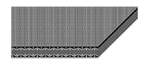 Картинка Приводной ремень Habasit S-18/20 B=60 mm x L=982 mm, бесконечный thermofix  от компании «BC Industry» Пищевая транспортерная лента. Пищевая лента, полотно для транспортера, конвейера, конвейерная.