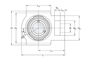 Картинка TUJ 55 TF узел   SKF от компании «BC Industry» Корпуса, корпусные подшипники, подшипниковые узлы, смазки для подшипников, сальники, манжеты, уплотнения - купить в Шымкенте, в Алматы. Купить подшипники в Шымкенте. Купить подшипники в Алматы. SKF Казахстан.