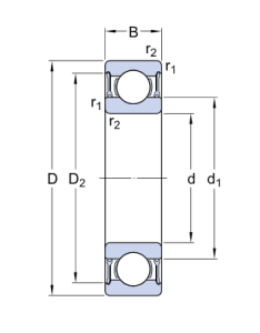 Картинка 6206-2RZTN9/C3VT162   подшипник SKF от компании «BC Industry» Корпуса, корпусные подшипники, подшипниковые узлы, смазки для подшипников, сальники, манжеты, уплотнения - купить в Шымкенте, в Алматы. Купить подшипники в Шымкенте. Купить подшипники в Алматы. SKF Казахстан.