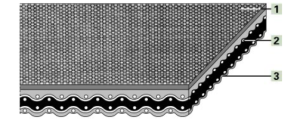 Картинка Приводной ремень Habasit HAT-5E (25 х 30 000 mm), открытый от компании «BC Industry» Пищевая транспортерная лента. Пищевая лента, полотно для транспортера, конвейера, конвейерная.