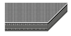 Картинка Приводной ремень Habasit S-390H B=14 mm x L=6 860 mm, бесконечный thermofix от компании «BC Industry» Пищевая транспортерная лента. Пищевая лента, полотно для транспортера, конвейера, конвейерная.