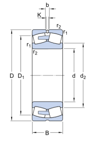 Картинка 234418 BM1/SP   подшипник  SKF (4-178818) от компании «BC Industry» Корпуса, корпусные подшипники, подшипниковые узлы, смазки для подшипников, сальники, манжеты, уплотнения - купить в Шымкенте, в Алматы. Купить подшипники в Шымкенте. Купить подшипники в Алматы. SKF Казахстан.