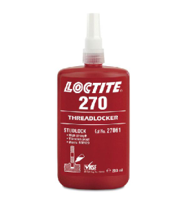 Картинка 270 LOCTITE  250ml Фиксатор резьб высокой прочности от компании «BC Industry» Средства промышленной химии.