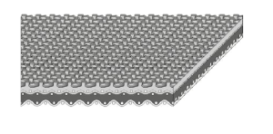 Картинка Транспортерная лента Habasit 2P100/SGRB B=90 mm x L=15 300 mm, бесконечный flexproof, с перфорацией  от компании «BC Industry» Пищевая транспортерная лента. Пищевая лента, полотно для транспортера, конвейера, конвейерная.