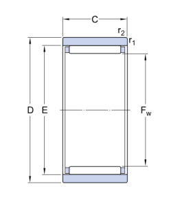 Картинка RNA 4902 RS   подшипник  SKF от компании «BC Industry» Корпуса, корпусные подшипники, подшипниковые узлы, смазки для подшипников, сальники, манжеты, уплотнения - купить в Шымкенте, в Алматы. Купить подшипники в Шымкенте. Купить подшипники в Алматы. SKF Казахстан.