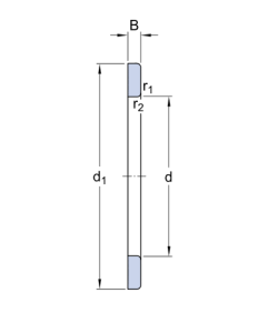 WS 81106   кольца подшипников 