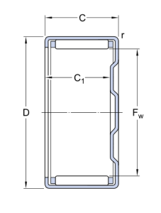 BK 2020   подшипник  SKF