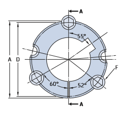 Картинка PHF TB4545X100MM коническая втулка SKF от компании «BC Industry» - шкивы, муфты, втулки, звездочки, роликовые цепи - купить в Алматы, в Шымкенте, Казахстан. Промышленные трансмиссии от официального дистрибьютора SKF в Казахстане.