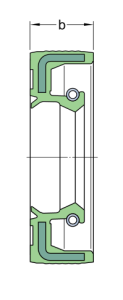 CR 48X72X10 HMSA10 RG  Манжетное уплотнение SKF