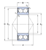 3204 A-2RS1/MT33   подшипник  SKF