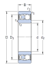 2307 Е-2RS1TN9   подшипник SKF