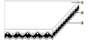 Картинка Транспортерная лента Habasit FNB-5E B=300 mm x L=12 600 mm, бесконечный flexproof от компании «BC Industry» Пищевая транспортерная лента. Пищевая лента, полотно для транспортера, конвейера, конвейерная.