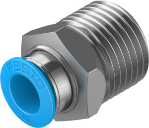Картинка QS-1/2-10  фитинг цанговый прямой №190646 FESTO от компании BCIndustry