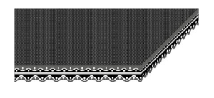 Картинка Транспортерная лента Habasit F-1  B=25 mm x L=1745 mm, бесконечный flexproof, с перфорацией (ручная  от компании «BC Industry» Пищевая транспортерная лента. Пищевая лента, полотно для транспортера, конвейера, конвейерная.