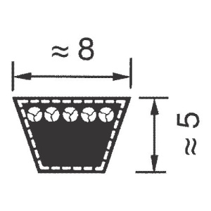 Картинка 8 530   ремень Optibelt VB от компании BCIndustry