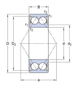 Картинка 3311 A-2Z/C3MT33   подшипник SKF от компании «BC Industry» Корпуса, корпусные подшипники, подшипниковые узлы, смазки для подшипников, сальники, манжеты, уплотнения - купить в Шымкенте, в Алматы. Купить подшипники в Шымкенте. Купить подшипники в Алматы. SKF Казахстан.