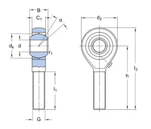 Картинка SAKAC 12 M  SKF от компании «BC Industry» Корпуса, корпусные подшипники, подшипниковые узлы, смазки для подшипников, сальники, манжеты, уплотнения - купить в Шымкенте, в Алматы. Купить подшипники в Шымкенте. Купить подшипники в Алматы. SKF Казахстан.