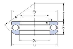 U 208   подшипник SKF