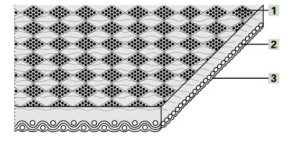 Транспортерная лента Habasit FMD-2EIH B=320 mm x L=8 300 mm, бесконечный flexproof