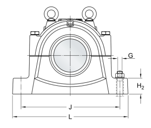 Картинка SNL 3144   Стационарные разъёмные корпуса, Крупногабаритные серии SNL  от компании «BC Industry» Корпуса, корпусные подшипники, подшипниковые узлы, смазки для подшипников, сальники, манжеты, уплотнения - купить в Шымкенте, в Алматы. Купить подшипники в Шымкенте. Купить подшипники в Алматы. SKF Казахстан.