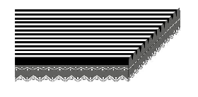 Картинка Приводной ремень Habasit A-2 B=30 mm x L=1 168 mm, бесконечный thermofix от компании «BC Industry» Пищевая транспортерная лента. Пищевая лента, полотно для транспортера, конвейера, конвейерная.