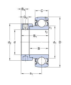 Картинка YET 203/15   Подшипник  SKF от компании «BC Industry» Корпуса, корпусные подшипники, подшипниковые узлы, смазки для подшипников, сальники, манжеты, уплотнения - купить в Шымкенте, в Алматы. Купить подшипники в Шымкенте. Купить подшипники в Алматы. SKF Казахстан.