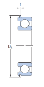 Картинка 6011 NR подшипник SKF от компании «BC Industry» Корпуса, корпусные подшипники, подшипниковые узлы, смазки для подшипников, сальники, манжеты, уплотнения - купить в Шымкенте, в Алматы. Купить подшипники в Шымкенте. Купить подшипники в Алматы. SKF Казахстан.