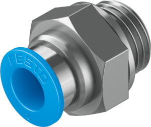 Картинка 186099 Штуцер с цанговым соединением QS-G1/4-8 от компании BCIndustry