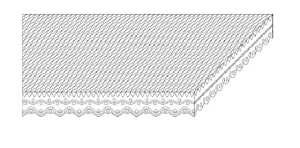 Картинка Транспортерная лента Habasit FAW-8EOWV B=300 mm x L=2 000 mm, бесконечный flexproof, с направляющими от компании «BC Industry» Пищевая транспортерная лента. Пищевая лента, полотно для транспортера, конвейера, конвейерная.