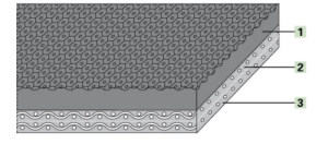 Транспортерная лента Habasit HAT-8P B=15 mm x L=10 000 mm, открытая длина