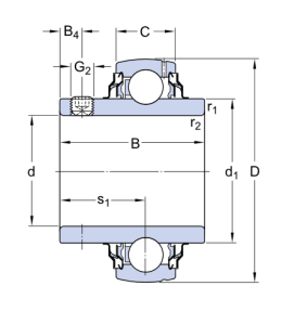 Картинка YAR 211-2RF   подшипник  SKF от компании «BC Industry» Корпуса, корпусные подшипники, подшипниковые узлы, смазки для подшипников, сальники, манжеты, уплотнения - купить в Шымкенте, в Алматы. Купить подшипники в Шымкенте. Купить подшипники в Алматы. SKF Казахстан.