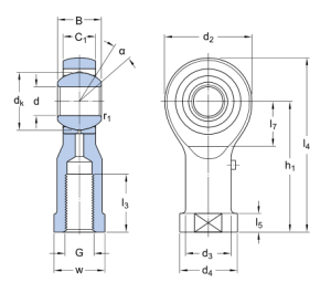 Картинка SILKAC 5 M Подшипник  SKF от компании «BC Industry» Корпуса, корпусные подшипники, подшипниковые узлы, смазки для подшипников, сальники, манжеты, уплотнения - купить в Шымкенте, в Алматы. Купить подшипники в Шымкенте. Купить подшипники в Алматы. SKF Казахстан.