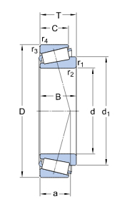 33207  подшипник SKF