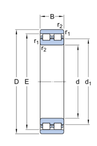 NN 3018 TN9/SP  подшипник SKF 