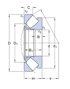 Картинка 29440 E   подшипник SKF от компании «BC Industry» Корпуса, корпусные подшипники, подшипниковые узлы, смазки для подшипников, сальники, манжеты, уплотнения - купить в Шымкенте, в Алматы. Купить подшипники в Шымкенте. Купить подшипники в Алматы. SKF Казахстан.