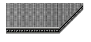 Картинка Приводной ремень Habasit CT-18/30E B=38 mm x L=3 200 mm, бесконечный flexproof от компании «BC Industry» Пищевая транспортерная лента. Пищевая лента, полотно для транспортера, конвейера, конвейерная.