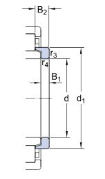 Картинка HJ 2236 EC   Фасонное кольцо SKF от компании «BC Industry» Корпуса, корпусные подшипники, подшипниковые узлы, смазки для подшипников, сальники, манжеты, уплотнения - купить в Шымкенте, в Алматы. Купить подшипники в Шымкенте. Купить подшипники в Алматы. SKF Казахстан.