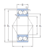 3204 A   подшипник  SKF