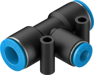 Картинка 130614 Тройник с цанговым зажимом  QST-10-6 от компании BCIndustry