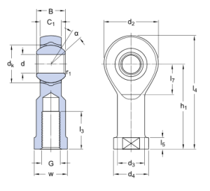 SIKB 6 F  подшипник  SKF