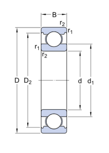 Картинка 6319 M/C3VL0241   подшипник SKF от компании «BC Industry» Корпуса, корпусные подшипники, подшипниковые узлы, смазки для подшипников, сальники, манжеты, уплотнения - купить в Шымкенте, в Алматы. Купить подшипники в Шымкенте. Купить подшипники в Алматы. SKF Казахстан.