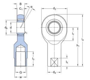 Картинка SI 17 C   подшипник  SKF от компании «BC Industry» Корпуса, корпусные подшипники, подшипниковые узлы, смазки для подшипников, сальники, манжеты, уплотнения - купить в Шымкенте, в Алматы. Купить подшипники в Шымкенте. Купить подшипники в Алматы. SKF Казахстан.