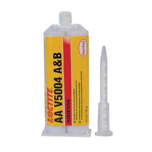 Картинка V5004 Loctite 50 ml Двухкомпонентный клей быстрой полимеризации, прозрачный от компании «BC Industry» Средства промышленной химии.