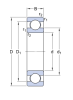 6216 MA/C3B20   подшипник SKF