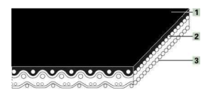 Картинка Транспортерная лента Habasit NAB-10ELBV 11 B=35 mm x L=3000 mm, бесконечный flexproof, с направляющи от компании «BC Industry» Пищевая транспортерная лента. Пищевая лента, полотно для транспортера, конвейера, конвейерная.