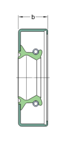 CR 29866   Манжетное уплотнение SKF