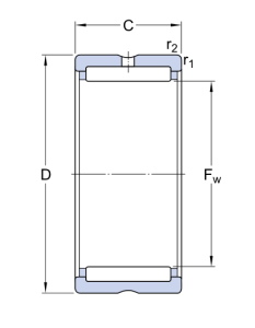 RNA 6911   подшипник  SKF