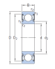 6003-2RSLTN9/C3VT162 подшипник SKF