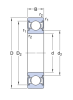 608-2RSL  подшипник   SKF